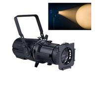 Projecteur de Scène, Projecteur vidéo professionnel 150 W, zoom 19 degrés/26 degrés, profil ellipsoïdal, for théâtre, mariage, défilé de mode(19 degree)