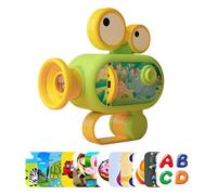 Projecteur de Story Sleep Kids, jouet de torche de projecteur à LED compact créatif avec design lisse et durable, apprentissage éducatif jouet au coucher pour chambre à coucher, salle de jeux (vert)