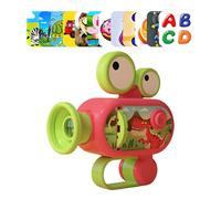 Projecteur de Story Sleep Kids, jouet de torche de projecteur à LED compact créatif avec design lisse et durable, apprentissage éducatif jouet au coucher pour chambre à coucher, salle de jeux (rouge)