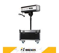 Projecteur de suivi SHEHDS 330W avec flight case, projecteur de scène pour DJ, spectacle disco, mariage, performance théâtrale