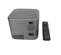 Projecteur de Téléphone, 30 à 120 Pouces Mini Projecteur HiFi Haut-Parleur Télécommande 2.4G/5G WiFi 1080P 4K pour Le Bureau