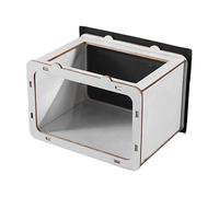 Projecteur de téléphone hologramme | Écran de cinéma mobile 3D | Visualiseur acrylique transparent avec base stable | Pyramide holographique légère DIY pour affichage, démos et apprentissage | Bureau