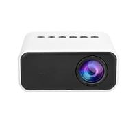 Projecteur de Téléphone, Mini Projecteur de Film avec Interfaces et Vidéo/USB/Carte Mémoire pour Maison, école, Bureau, Appartement Extérieur (Prise UE)
