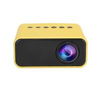 Projecteur de Téléphone, Mini Projecteur de Film avec Interfaces et Vidéo/USB/Carte Mémoire pour Maison, école, Bureau, Appartement Extérieur (Prise UE)