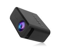 Projecteur de Téléphone, Mini Projecteur de Film avec Interfaces et Vidéo/USB/Carte Mémoire pour Maison, école, Bureau, Appartement Extérieur (Prise UE)