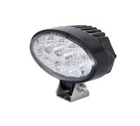 HELLA 1Gb 996 386-021 Led-Projecteur De Travail - Oval 90 - 24/12V - 2000Lm - Montage En Saillie/Vissé - Support De Montage Pivotant - Éclairage À Grd Rayon Luminieux - Fiche: Fiche Deutsch