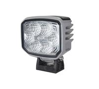 HELLA 1Ga 996 388-041 Led-Projecteur De Travail - Power Beam 1800 - 24V - 1850Lm - Vissé/Montage En Saillie - Support De Montage Pivotant - Éclairage À Grd Rayon Luminieux - Fiche: Fiche Deutsch