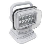 Projecteur de travail LED, projecteur de recherche LED, lampe de travail, lampe de travail rotative, 50 W, pour camping, extérieur, bateaux, voitures, 600 m d'éclairage (blanc)