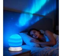Projecteur de veilleuse, lampe étoile télécommandée, lumière rechargeable USB 16 couleurs, projection murale romantique au plafond pour chambre à coucher, éclairage d'ambiance à intensité variable
