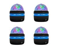 Projecteur de veilleuse, lot 2 projecteurs à effet cristal, boule magique rotative, portable, USB, for fête, enfants et éclairage voiture(4pack)