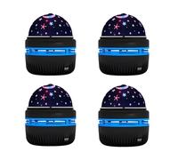 Projecteur de veilleuse, lot 2 projecteurs d'étoiles, jouets for enfants, mini projecteur LED, alimenté par USB, for maison, voiture, fête, atmosphère, taille portable(4pack)