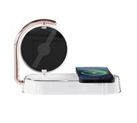 Projecteur de ventilateur d’hologramme 3D Projecteur holographique 3D à œil nu Machine de publicité holographique Projection verticale imagerie téléphone portable charge sans fil Affichage publicitair