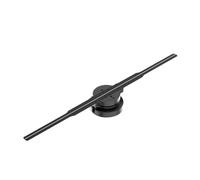 Projecteur de ventilateur d'hologramme 3D Projecteur Holographique De 45 Cm, Lampe Publicitaire, Pales De Ventilateur Amovibles, Prise En Charge Du Téléchargement D'images Et De Vidéos Et Télécommande