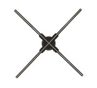 Projecteur de Ventilateur d'hologramme 3D, Projection sans Fil de la Fan 2000x720 32G d'affichage d'hologramme publicité 3D for l'usage Commercial