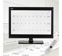 Projecteur de vision optique polarisé avec écran réglable de 18,5 pouces pour magasins d'optique, facile à utiliser, parfait pour les tests visuels et les soins des yeux