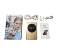 Projecteur d'écran selfie pour connexion téléphonique 1080p Idéal pour le streaming en direct Compatible avec le streaming en direct