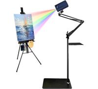 Projecteur d'esquisse intelligent avec télécommande et support, correction de déformation des bords, mise au point réglable, USB/sans fil, pour transfert d'images sur toile murale