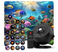 Projecteur d'étoile, projecteur de planétarium pour chambre, veilleuse ultra claire avec 4K remplaçable, 13 disques Galaxy à rotation à 360 degrés, lumière du ciel réel (version de mise à niveau PRO