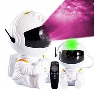 Projecteur d'étoiles Astronaut | Veilleuse | Projection de galaxie | Télécommande + USB