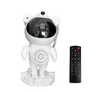 Projecteur d'étoiles astronaute pour chambre à coucher, nébuleuse galaxie, projecteur de lumière LED avec musique Bluetooth, minuterie et télécommande, lampe étoilée pour salle de jeux, cinéma maison