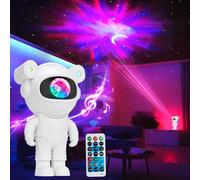 Projecteur d'étoiles astronaute pour chambre à coucher, projecteur spatial avec minuterie et télécommande, lampe de ciel étoilé pour enfants et adultes, décoration de chambre d'enfant, cadeau