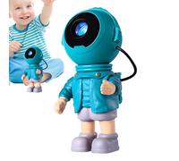 Projecteur d'étoiles galaxie - Projecteur spatial astronaute | Explorateur spatial | Lampe d'ambiance astronaute | Lampe d'ambiance | Rotation à 360° avec base durable, multi-scènes avec des