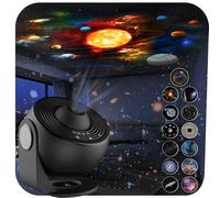 Projecteur d'étoiles, projecteur de planétarium amélioré pour chambre à coucher, projecteur de galaxie avec 13 disques galaxies remplaçables 4K, lumière du ciel, décoration de salon, veilleuse pour