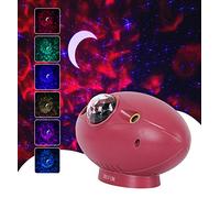 Projecteur d'étoiles UNIFUN avec haut-parleur de musique Bluetooth 4 en 1,Projecteur de nuage à LED pour enfants et adultes,Pour chambre à coucher, maison, théâtre, fête et veilleuse,Étoile bleue