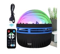 Projecteur d'étoiles - USB RGB Aúrora Lampe LED | Musique Sy's Télécommande Projecteur | Éclairage d'ambiance galaxie pour chambre à coucher, cinéma maison, fête, détente