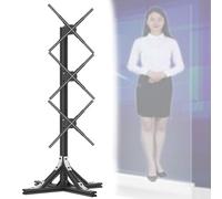 Projecteur d'hologramme 3D 1x3, Mur vidéo de Ventilateur holographique 3D pour Affichage de Ventilateur LED d'hologramme 3D de Taille Humaine, Prise en Charge du Haut-Parleur Bluetooth