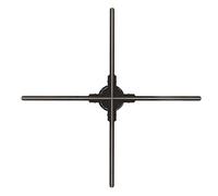 Projecteur d'hologramme 3D, 2000x720 32G Carte Mémoire Réglable 100-240V Machine de publicité Holographique 3D 720 LED pour Centres Commerciaux pour Supermarchés (Prise UE)