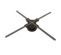 Projecteur d'hologramme 3D, Ventilateur d'hologramme 3D, 624 LED Wi FI 2K HD LED projecteur vidéo holographique publicité Graphique vidéo pour Magasin Bar Entreprise