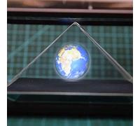 Projecteur d'hologramme de Smartphone Mobile de 3.5 à 6 Pouces, Projecteur de Présentoirs Holographiques 3D pour l'interaction de Dessin animé (Style cylindrique)