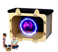 Projecteur D'hologramme De Téléphone - Projecteur De Cinéma Maison Théâtre De Cinéma Maison en Carton en Bois | Hologramme De Smartphone Mobile, Expérience De Cinéma, Projecteur De Présentoirs