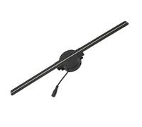 Projecteur D'hologramme de Ventilateur 3D, Ventilateur D'hologramme 3D 16,5 Pouces 2000x224 Projecteur 3D avec 224 Perles de Lumière LED pour la publicité de Magasin (Prise UE