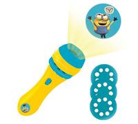 Lexibook, Moi, Moche et Méchant, Projecteur d’Histoires et Lampe Torche Minions, Projette 24 Images du Film Moi, Moche et Méchant avec 3 disques, Jaune/Bleu, LTC050DES