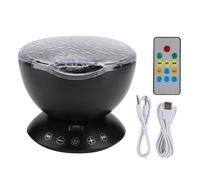 Projecteur d'ondes océaniques pour salon, éclairage d'ambiance RGB immersif, alimentation sûre et pratique, machine à sons et compatible carte