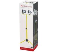 Projecteur double filaire sur pied MAXIMUS - 2 x 750 lumens - IP65