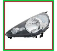 Projecteur droit H4 électrique sans moteur - Noir Mod Stanley Honda Jazz -...