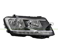 PROJECTEUR DROIT H7+H7-ÉLECTRIQUE-AVEC MOTEUR-AVEC LUMIÈRE DU JOUR-LED VOLKSW...