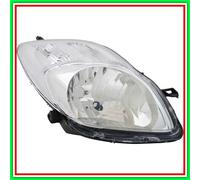 Projecteur droit Mod H4 électrique sans moteur chromé Toyota Yaris-(Année 2009-