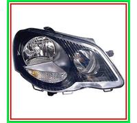 Projecteur droit mod H7-H1 électrique avec moteur noir - sport CV Polo -...