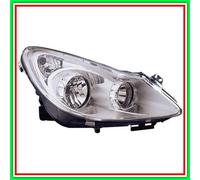 Projecteur droit mod H7-H1 électrique-chrome-sans moteur Opel Corsa D-(Année 20
