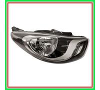 Projecteur électrique droit H4 avec moteur noir Hyundai I10 (Pa)-(Année 2010-...