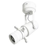 Projecteur en forme d'ouverture réglable à led, bureau au plafond ou lampe d'appoint murale, spot pour exposition de galerie d'art du musée de concert art directionnel(Blanc-M-20W,Blanc froid-6000K)