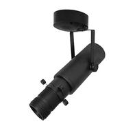 Projecteur en forme d'ouverture réglable à led, bureau au plafond ou lampe d'appoint murale, spot pour exposition de galerie d'art du musée de concert art directionnel(Noir-L-30W,Blanc froid-6000K)