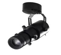 Projecteur en forme d'ouverture réglable, bureau de plafond COB à led ou lampe d'appoint murale pour exposition de galerie d'art du musée de concert, Noir 15W Lumières Spot Directionnelles 3000K