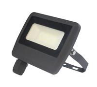 Voltman DIO065033 DIO065033-Projecteur Filaire-20 Watts-1600 Lm-6000 K-IP65-Noir, Noir
