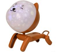 Projecteur Étoilé Robot Chien Rotation 360° Projecteur Étoilé(brown) | Rotation 360°, projection claire, effet céleste, design robot chien, ambiance onirique