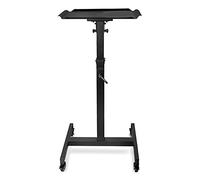 Projecteur extensible Support de montage for projecteur Chariot roulant avec plateau ventilé Chariot de présentation for projecteur réglable en hauteur pouvant supporter jusqu'à 66 lb NOIR Support mur